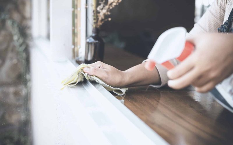 städa fönster